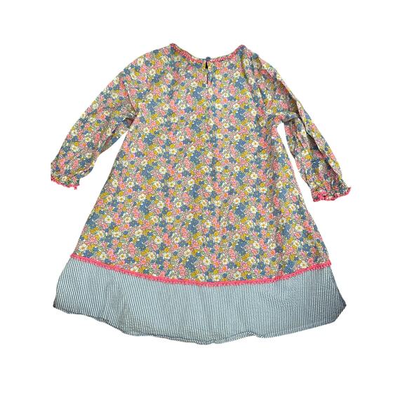 Mini Boden Girls' Multicolor Floral Print Pullover Dress Size 7-8 Years - Picture 6 of 7